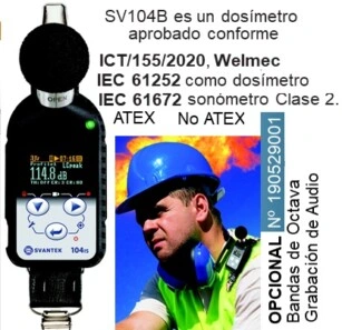 dosimetro acustico SV104 VENTA Y ALQUILER gimateg