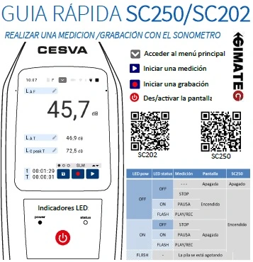 sonometro clase-1 Sc250 cesva gimateg