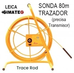 SONDA 80 METROS localizacion tubo plastico leica gimateg