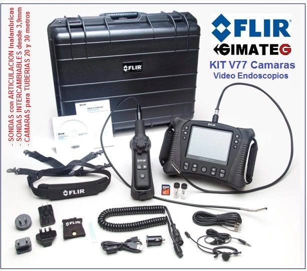 videoscopios Flir V70 articulado 2 o 4 ejes 360 grados  GimateG