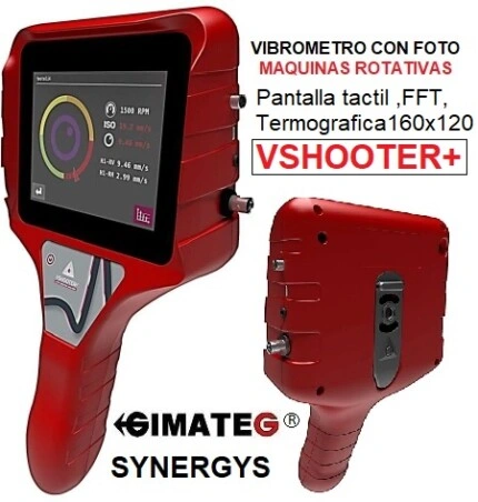 analizador vibracion ISO 10816 maquina rotativa VShooter gimateg