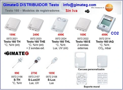 dataloger con wifi testo 160 gimateg