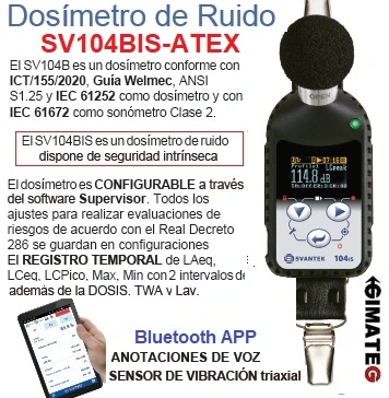 Dosimetro acustico atex en Venta Alquiler GimateG
