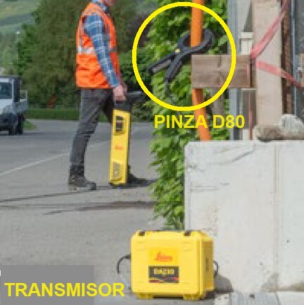 Leica DD230 busca sonda cable+DA230 tubo metal y cable sin tension gimateg