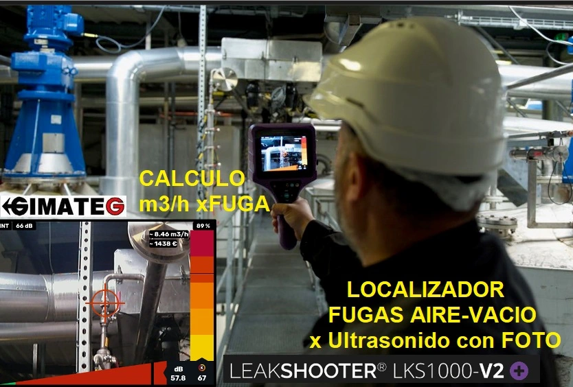 localizador fuga aire gas vacio leakshooter gimateg