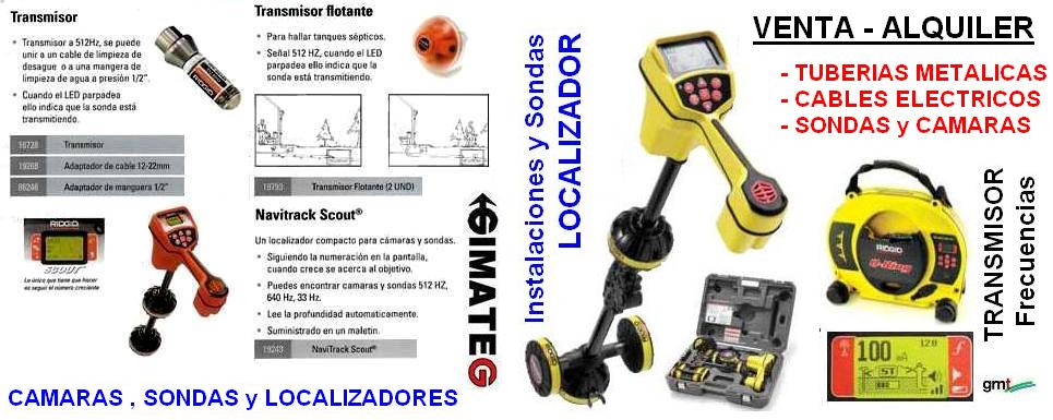 localizadores sondas y cable ridgid gimateg
